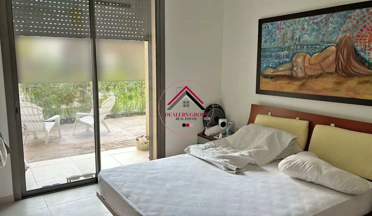 Waterfront City - Dbayeh ! Rare apartment with Garden Terrace for sale