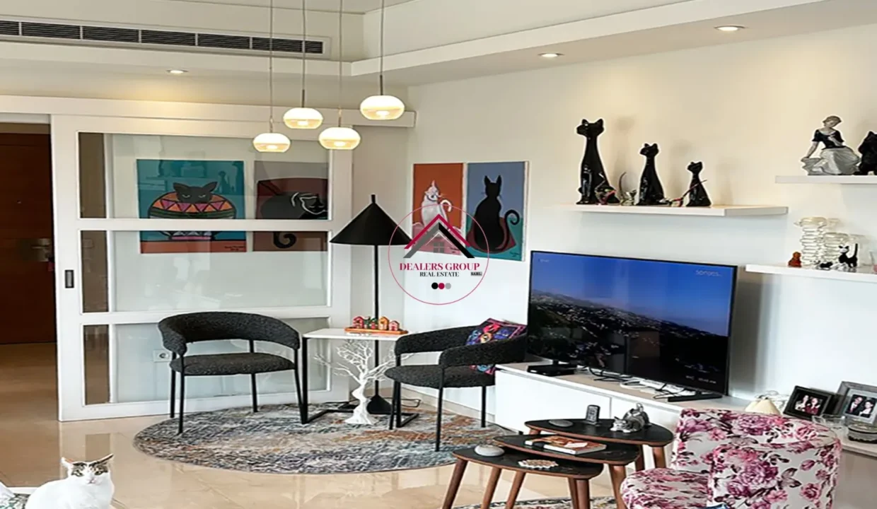 Waterfront City - Dbayeh ! Rare apartment with Garden Terrace for sale