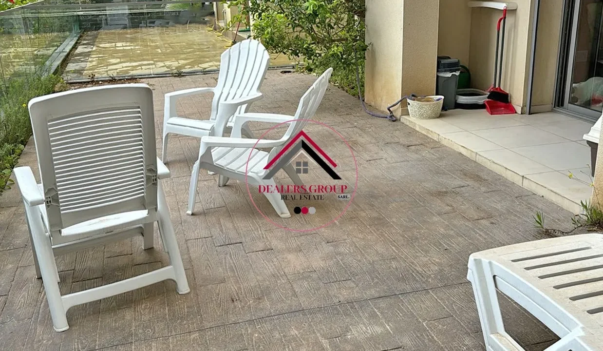 Waterfront City - Dbayeh ! Rare apartment with Garden Terrace for sale