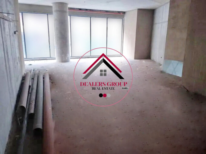 Core and Shell Showroom for sale in Achrafieh