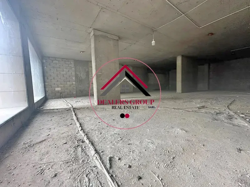 Prime Location Core and Shell Shop for sale in Downtown Beirut