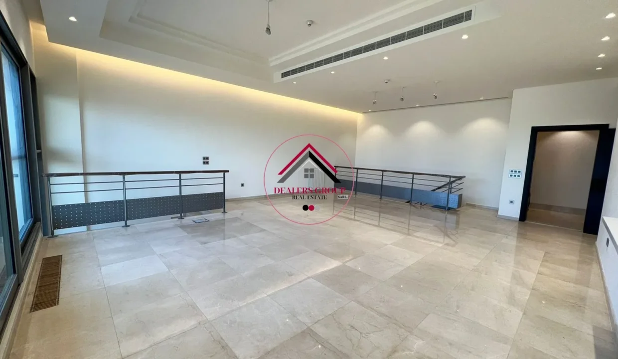 Private Terrace+Pool ! Duplex Loft for sale in WaterfrontCity -Dbaye
