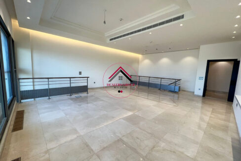 Private Terrace+Pool ! Duplex Loft for sale in WaterfrontCity -Dbaye