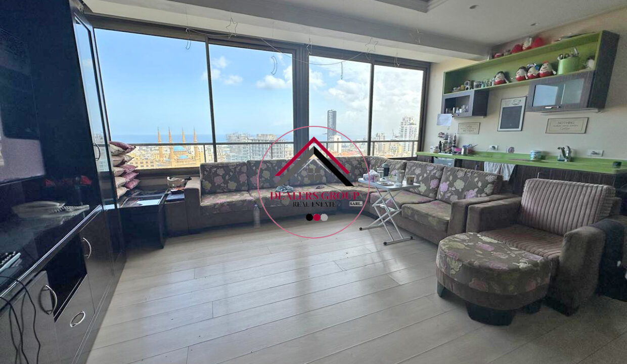 Open View Apartment for sale in Bachoura - Downtown