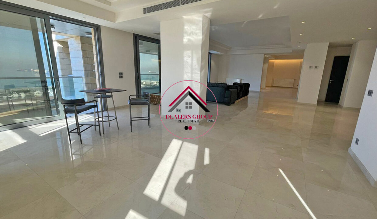 Waterfront City Dbayeh ! Iconic Penthouse + Private Terrace for sale