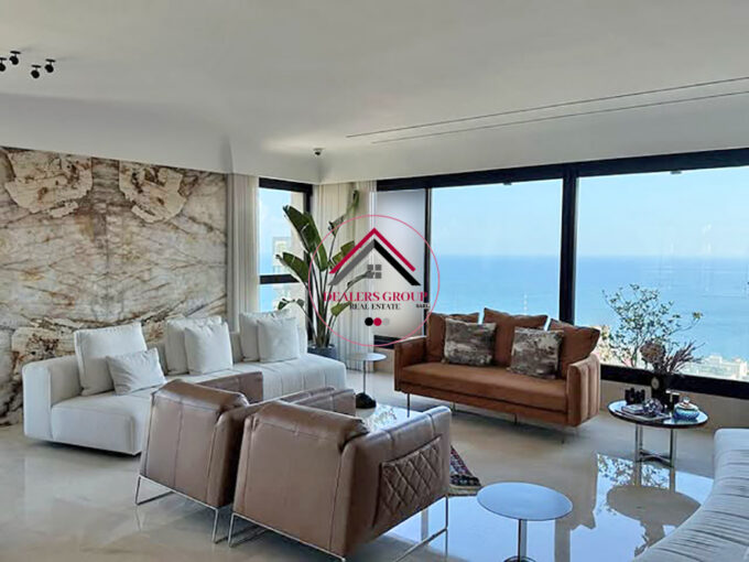 Sea View High Floor Modern Deluxe Apartment for sale in Hamra