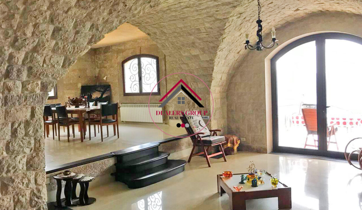 Your Mountain Retreat Awaits – Deluxe Villa in Ajaltoun for Sale