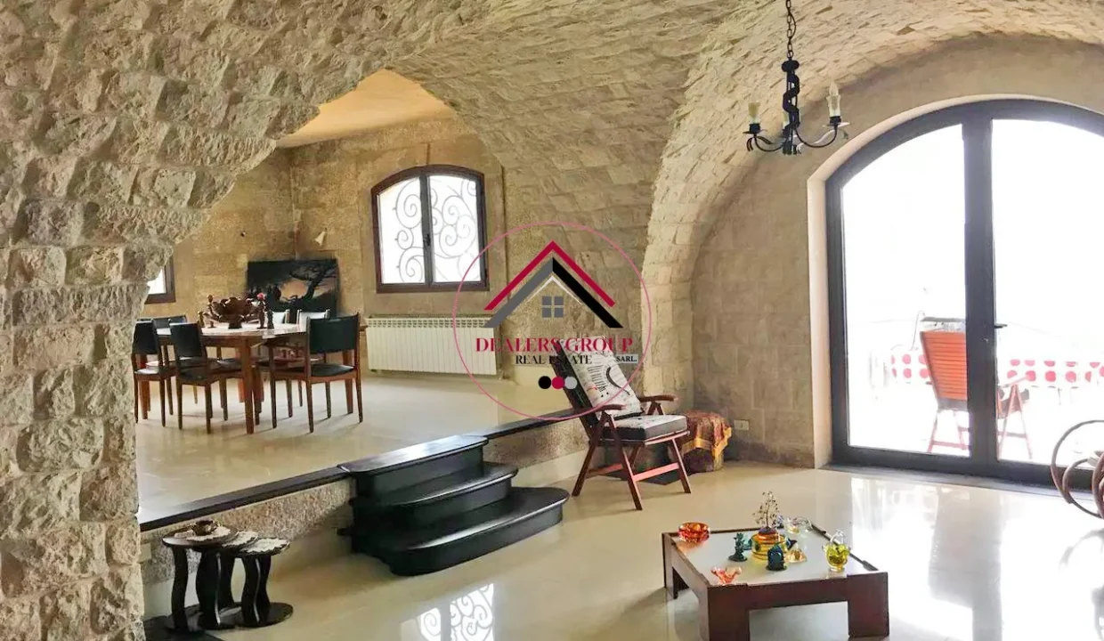 Your Mountain Retreat Awaits – Deluxe Villa in Ajaltoun for Sale