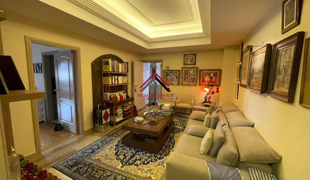 High Floor apartment for sale in Ras Beitut with part Sea View