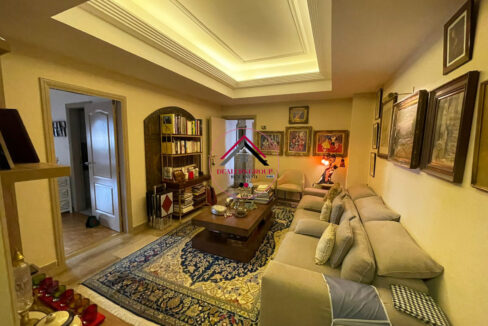 High Floor apartment for sale in Ras Beitut with part Sea View