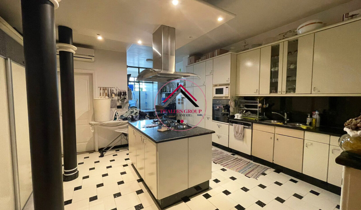 High Floor apartment for sale in Ras Beitut with part Sea View