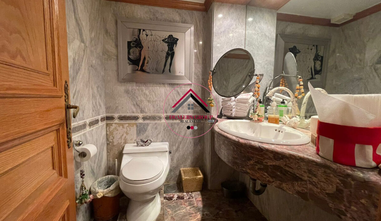 High Floor apartment for sale in Ras Beitut with part Sea View