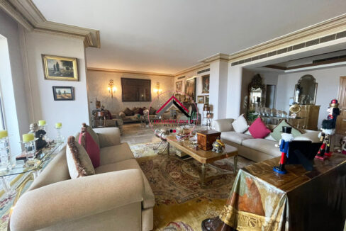 High Floor apartment for sale in Ras Beitut with part Sea View