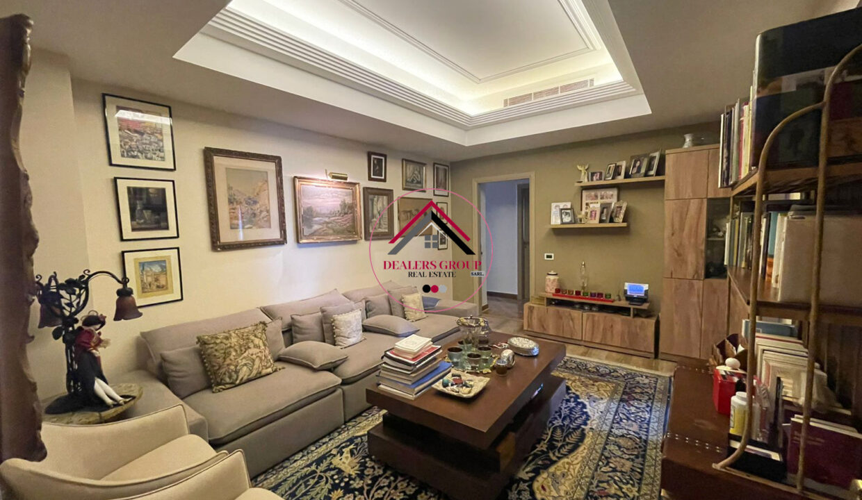 High Floor apartment for sale in Ras Beitut with part Sea View