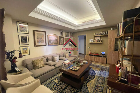 High Floor apartment for sale in Ras Beitut with part Sea View