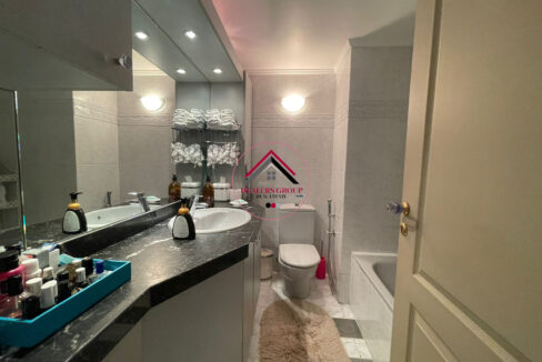 High Floor apartment for sale in Ras Beitut with part Sea View