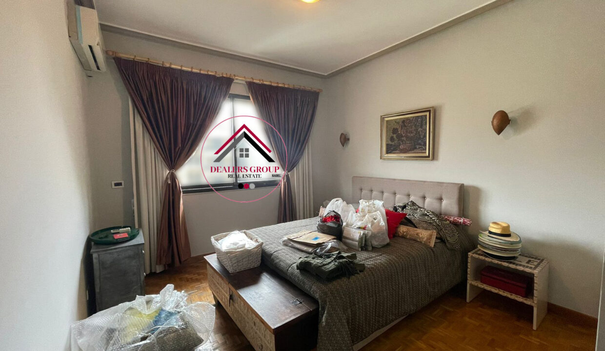 High Floor apartment for sale in Ras Beitut with part Sea View