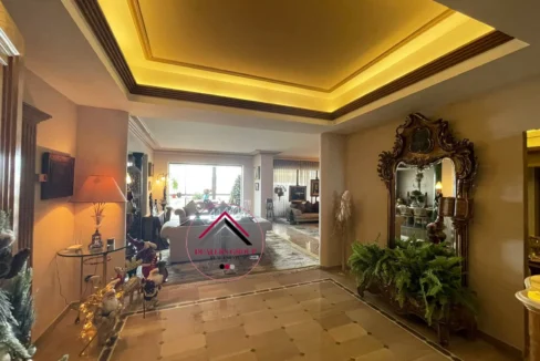 High Floor apartment for sale in Ras Beitut with part Sea View