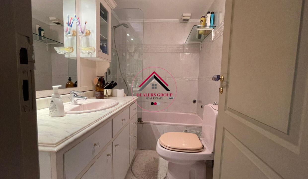 High Floor apartment for sale in Ras Beitut with part Sea View