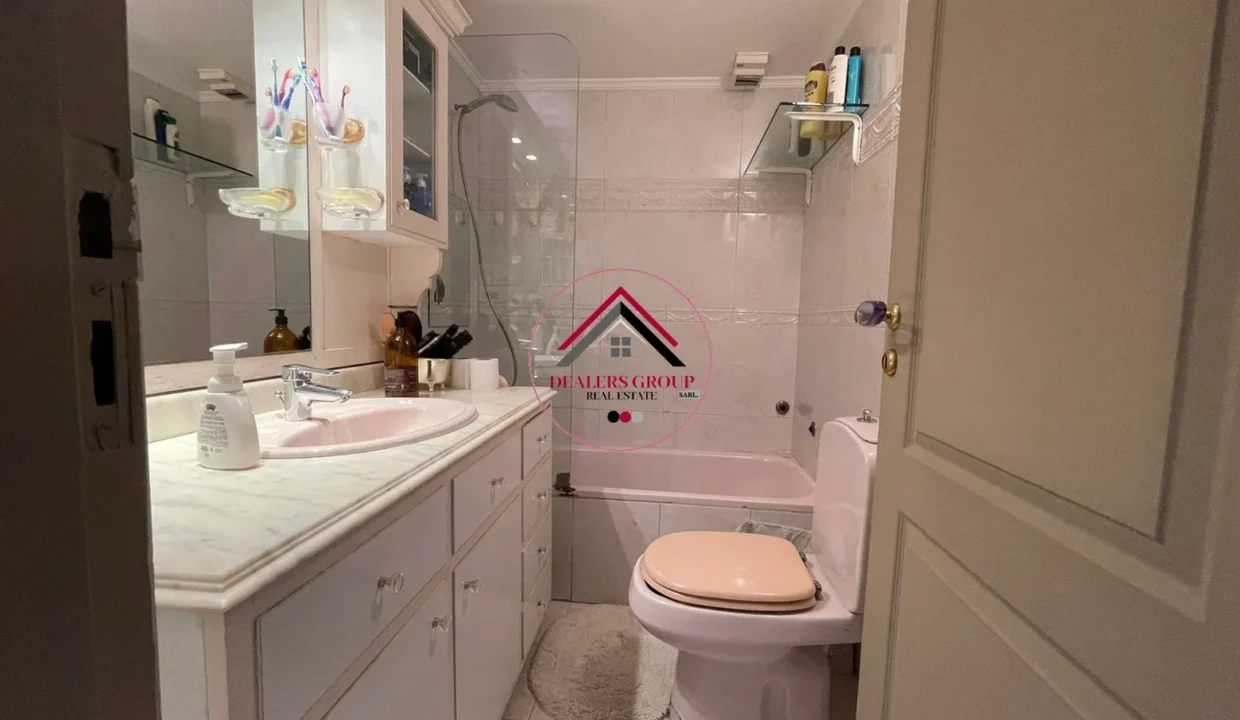 High Floor apartment for sale in Ras Beitut with part Sea View