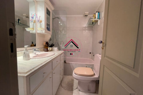 High Floor apartment for sale in Ras Beitut with part Sea View