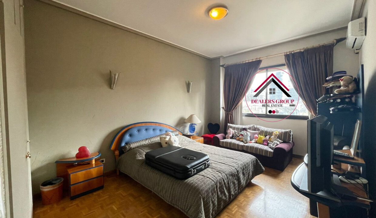 High Floor apartment for sale in Ras Beitut with part Sea View