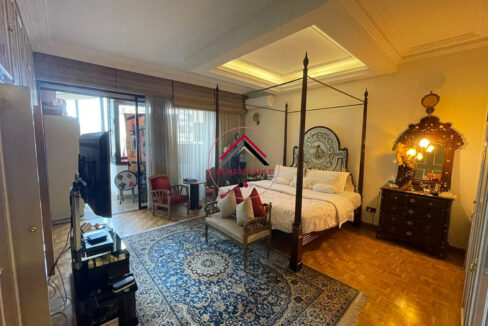 High Floor apartment for sale in Ras Beitut with part Sea View