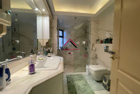 High Floor apartment for sale in Ras Beitut with part Sea View