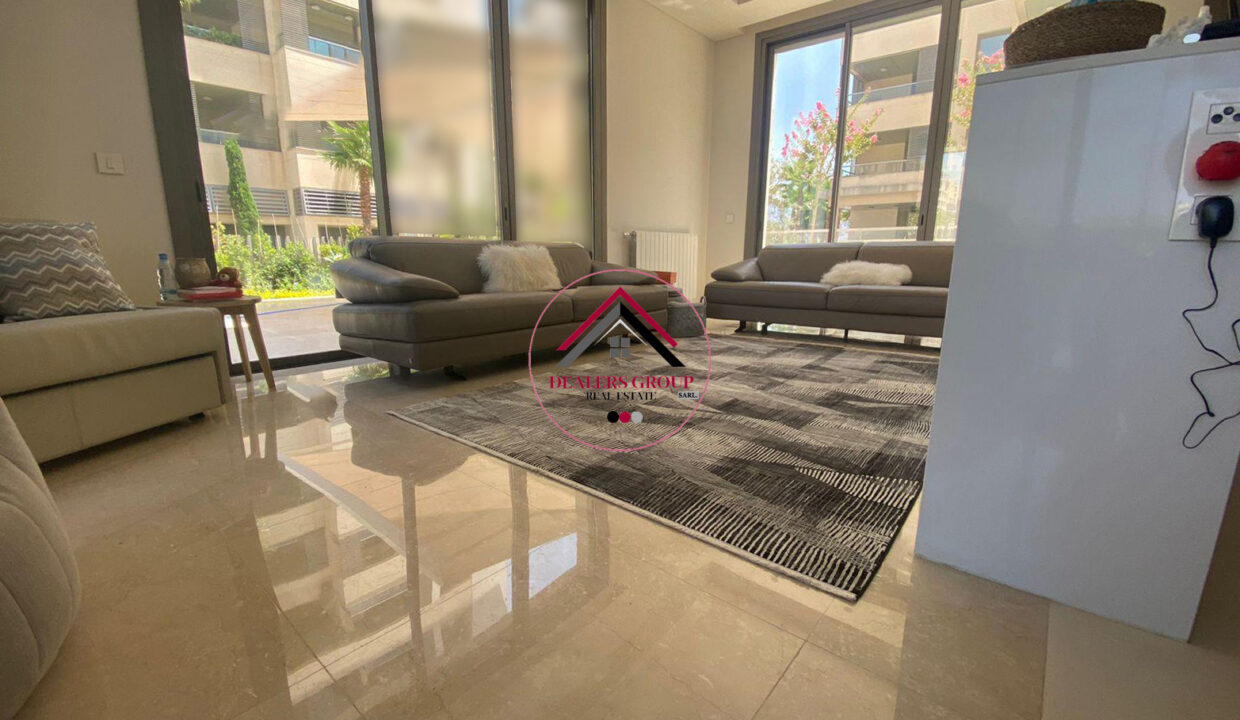 Private Garden ! Modern Apartment for sale in Waterfront City - Dbayeh