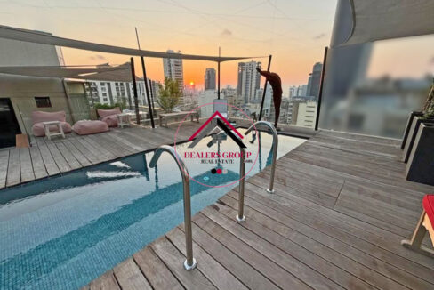 Private Pool ! Modern Penthouse for sale in the Heart of Achrafieh