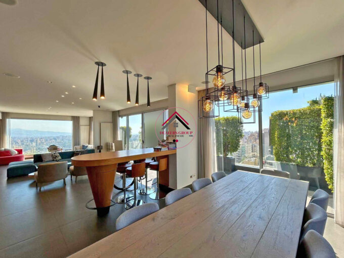 modern penthouse for sale in achrafieh with private pool and terrace