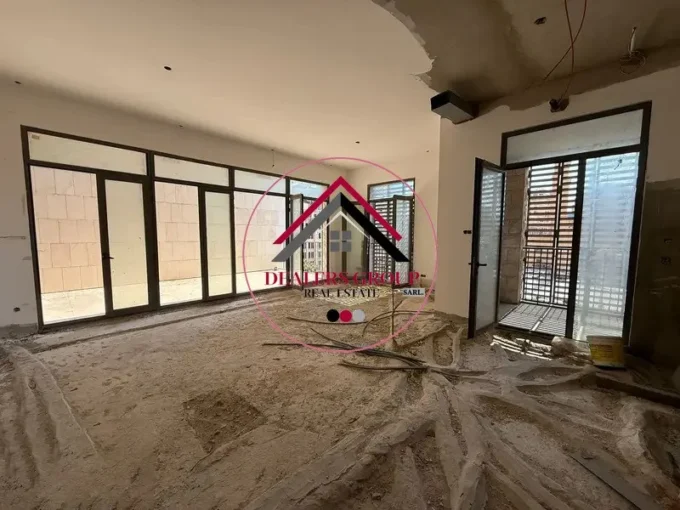 Prime Location Core and Shell apartment for sale in Saifi -Beirut