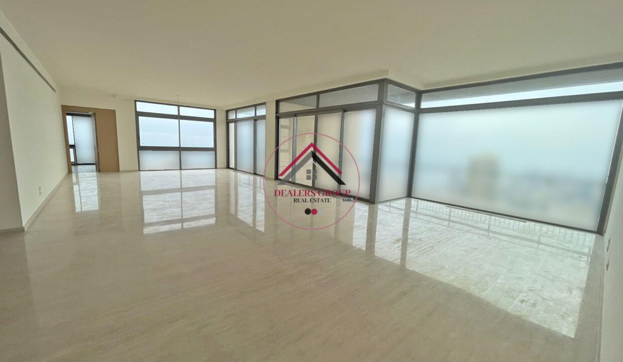 Sea View Apartment for sale in Carré d'Or, Achrafieh