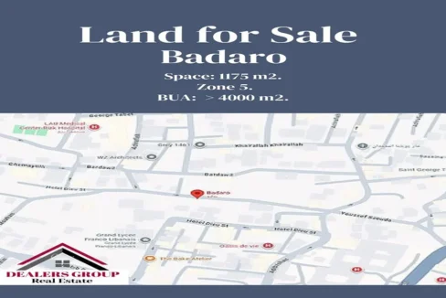 Prime Location Land for sale in Badaro