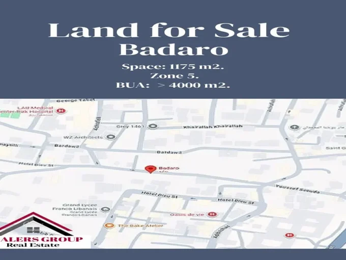 Prime Location Land for sale in Badaro