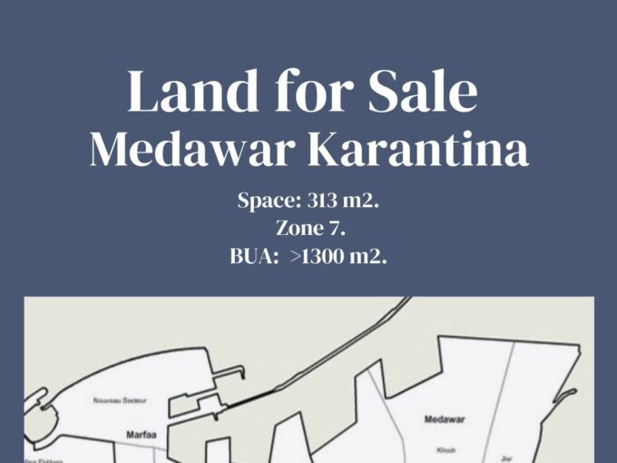 Land for sale in Medawar Karantina