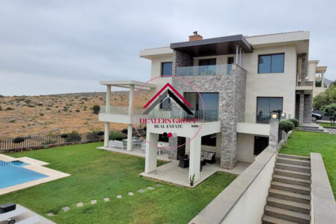 Extraordinary Modern Villa for sale in Damour Mechref + Private Pool