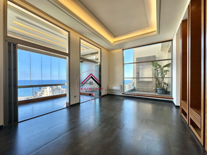 Sea View Penthouse Apartment for sale in Hamra -Ras Beirut