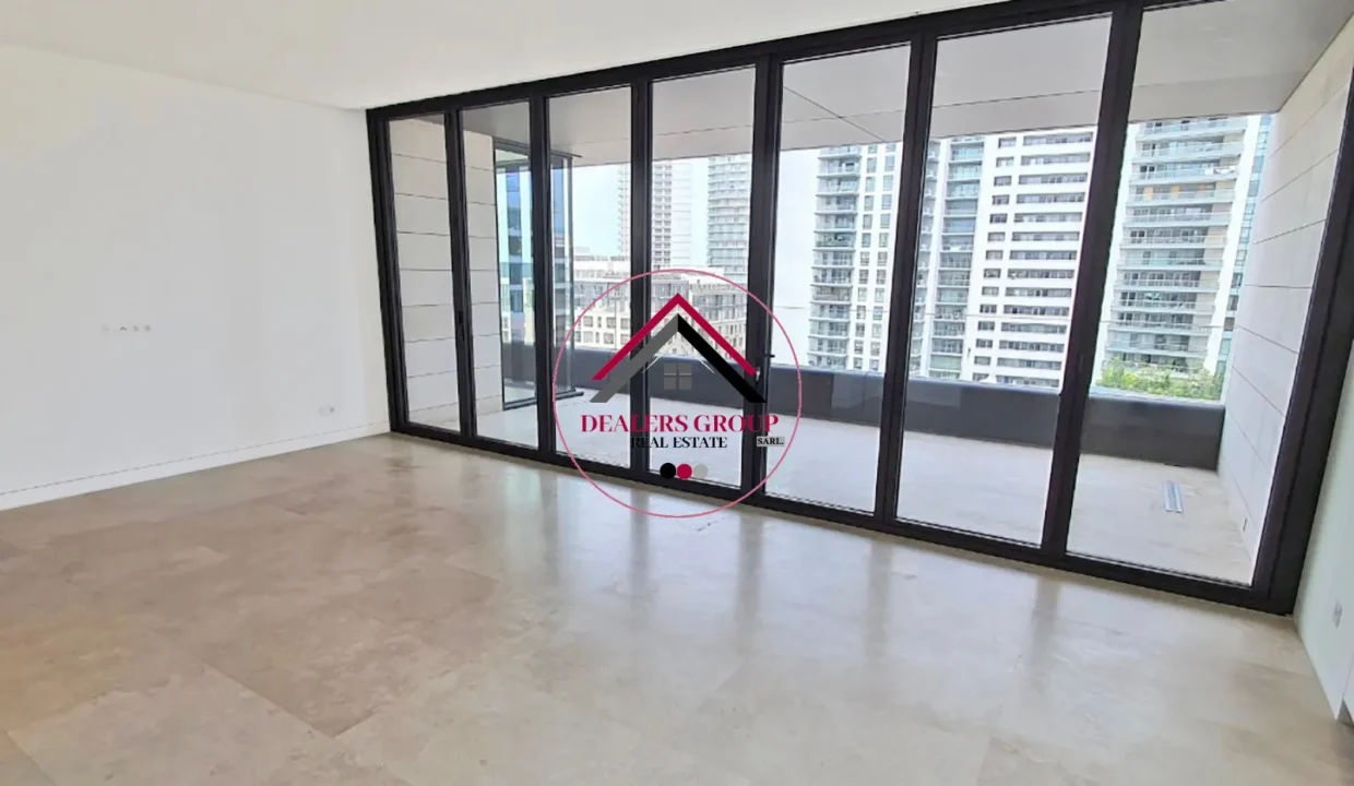 High floor Sea View apartment for Sale in the heart of Downtown Beirut