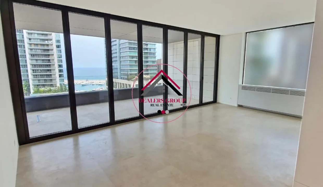 High floor Sea View apartment for Sale in the heart of Downtown Beirut