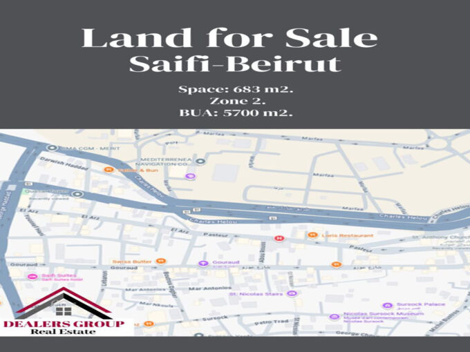 land for sale in saifi - Beirut