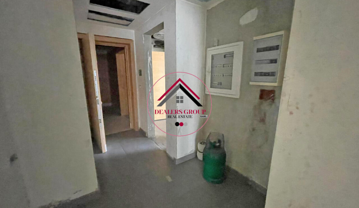 Prime Location Core & Shell Apartment for sale in Downtown Beirut