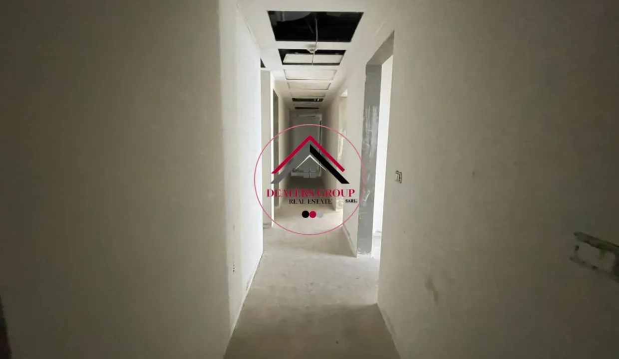 Prime Location Core & Shell Apartment for sale in Downtown Beirut