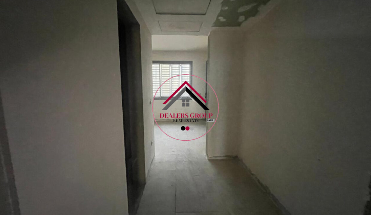 Prime Location Core & Shell Apartment for sale in Downtown Beirut