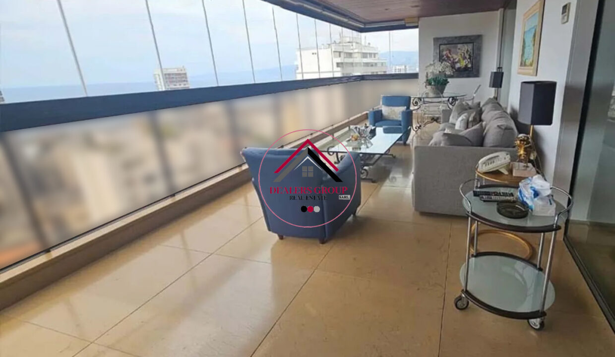 Sea View Prime Location Apartment for sale in Sursock -Achrafieh