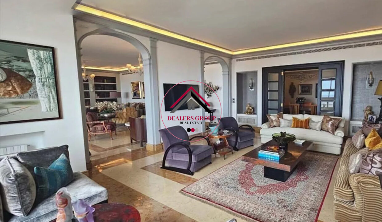 Sea View Prime Location Apartment for sale in Sursock -Achrafieh