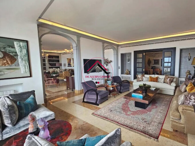 Sea View Prime Location Apartment for sale in Sursock -Achrafieh