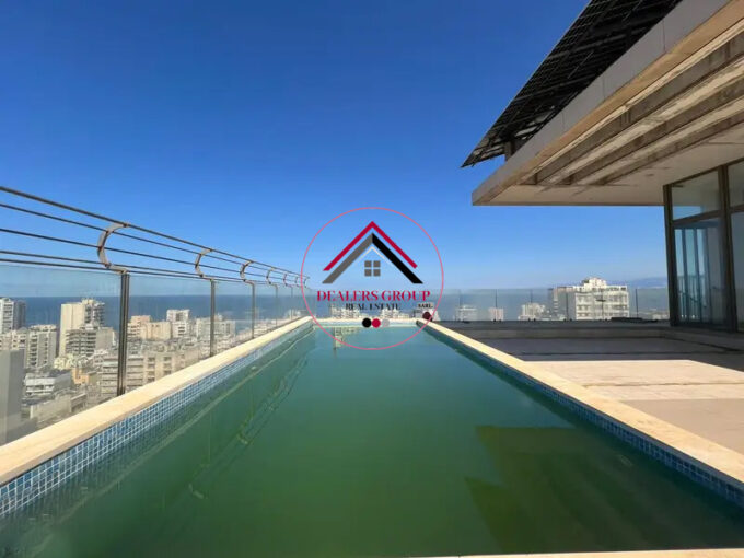 Private Pool ! Sea View Penthouse Apartment for sale in Hamra