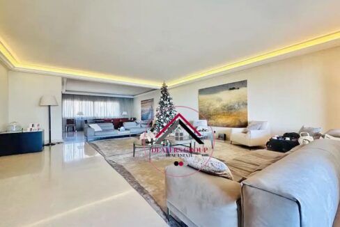 Sea View Modern Apartment for sale in Raouche in a Prime Location