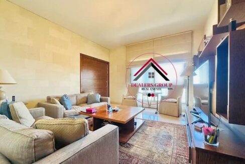 Sea View Modern Apartment for sale in Raouche in a Prime Location